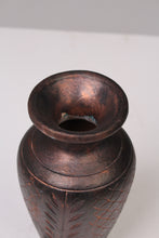 Load image into Gallery viewer, Antique Copper Carved Chalk Vase 8&quot; x 20&quot; - GS Productions

