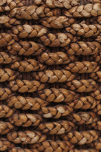 Load image into Gallery viewer, Brown cane wicker pouffe 1.5&#39;x 1.5&#39;ft - GS Productions
