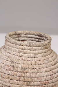White Weathered Cane Baskets/Planters 7" x 10" - GS Productions