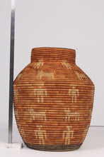 Load image into Gallery viewer, Orange &amp; beige artisan barn planter 15&quot;x 20&quot; - GS Productions
