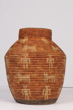 Load image into Gallery viewer, Orange &amp; beige artisan barn planter 15&quot;x 20&quot; - GS Productions
