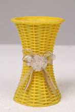 Load image into Gallery viewer, Yellow Cane Vase 3&quot; x 7&quot; - GS Productions
