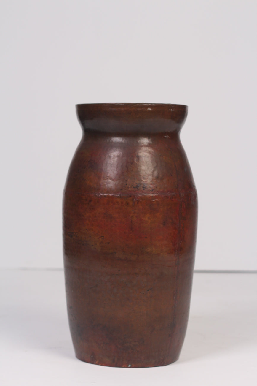Classic oxidised Copper Burni /planter 13