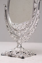 Load image into Gallery viewer, Silver Traditional Vintage Looking Mirror Stand 4&quot; x 10&quot; - GS Productions
