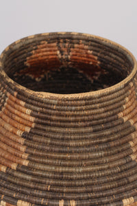 Orange, brown & beige  artisan barn planter 15"x 35" - GS Productions