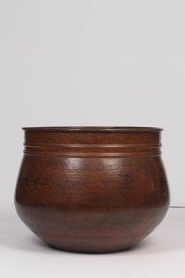 Copper oxidised big planter 35