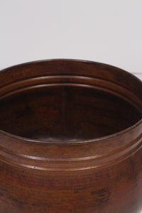 Copper oxidised big planter 35"x 23" - GS Productions