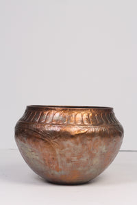 Hand crafted original Copper planter / decoration piece 18"x 19" - GS Productions