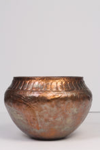 Load image into Gallery viewer, Hand crafted original Copper planter / decoration piece 18&quot;x 19&quot; - GS Productions

