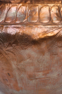 Hand crafted original Copper planter / decoration piece 18"x 19" - GS Productions