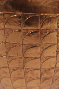 Hand crafted real copper planter / decoration piece 16"x 12" - GS Productions