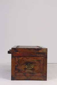 Original oxidised Copper Captain Box 3.5' x 1.5'ft - GS Productions