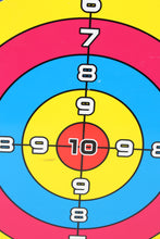 Load image into Gallery viewer, Blue, Yellow &amp; Pink Kid&#39;s Dart Board 13&quot; x 18&quot; - GS Productions
