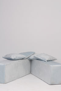 Bluish Grey Set With Two 16" Seats & Four 1.5'x1.5' Cushions - GS Productions