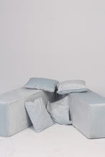 Load image into Gallery viewer, Bluish Grey Set With Two 16&quot; Seats &amp; Four 1.5&#39;x1.5&#39; Cushions - GS Productions
