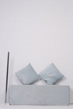 Load image into Gallery viewer, Bluish Grey Set With Two 16&quot; Seats &amp; Four 1.5&#39;x1.5&#39; Cushions - GS Productions
