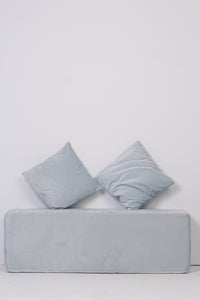Bluish Grey Set With Two 16" Seats & Four 1.5'x1.5' Cushions - GS Productions