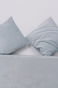 Bluish Grey Set With Two 16" Seats & Four 1.5'x1.5' Cushions - GS Productions
