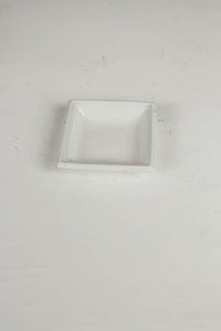 square weather white porcelain ramekin/sauce dish. - GS Productions