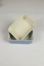 Load image into Gallery viewer, set of 2 blue &amp; bone white ceramic ramekin/sauce dish. - GS Productions
