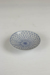 white & blue ramekin/sauce dish. - GS Productions