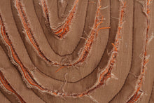 Load image into Gallery viewer, Set of 2 Brown Soft Cushions With Slashing in Orange &amp; Skin - GS Productions
