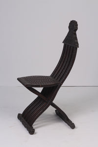 Dark Brown Traditional Chair 1.5'x 3.5' - GS Productions