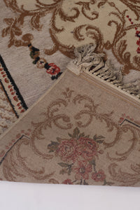 Grey & Brown Traditional 5' x 7'ft Carpet - GS Productions