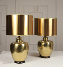 Load image into Gallery viewer, Set Of 2 Golden Lamps - GS Productions
