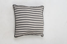 Load image into Gallery viewer, Set of 3 Soft Cushions in Grey &amp; White Stripes with Dori Details - GS Productions
