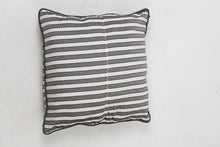 Load image into Gallery viewer, Set of 3 Soft Cushions in Grey &amp; White Stripes with Dori Details - GS Productions
