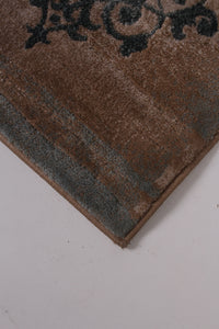 Black & Brown Traditional 5' x 7'ft Carpet - GS Productions