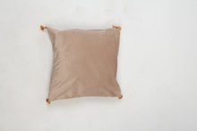 Load image into Gallery viewer, Set of 3 Soft Cushions in Brown &amp; Peach with Teasels Details - GS Productions
