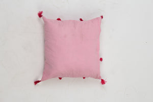 Pink Soft Cushions with Teasels Details - GS Productions