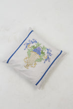 Load image into Gallery viewer, Off-White Soft Cushion with Tilla Embroidery &amp; Tape Details - GS Productions
