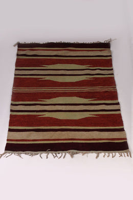 Brown & Red Traditional 4' x 6'ft Carpet - GS Productions