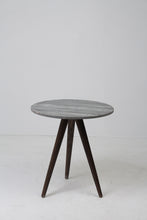 Load image into Gallery viewer, Grey &amp; Brown Round Wooden Cafe/Side Table 2&#39; x 2&#39;ft - GS Productions
