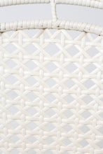 Load image into Gallery viewer, White Plastic Cane Rattan Outdoor Chair 2&#39; x 2.5&#39;ft - GS Productions
