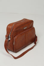 Load image into Gallery viewer, Set of 5 Brown Leather Vintage Travel Bags - GS Productions
