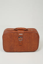 Load image into Gallery viewer, Set of 5 Brown Leather Vintage Travel Bags - GS Productions
