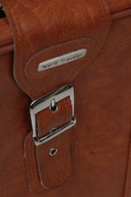 Load image into Gallery viewer, Set of 5 Brown Leather Vintage Travel Bags - GS Productions
