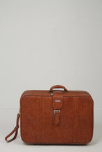 Load image into Gallery viewer, Set of 5 Brown Leather Vintage Travel Bags - GS Productions
