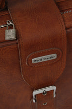 Load image into Gallery viewer, Set of 5 Brown Leather Vintage Travel Bags - GS Productions
