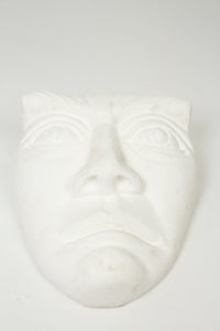 White Big Face Sculpture in Thermocol 1.5' x 2'ft - GS Productions