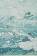 Load image into Gallery viewer, White &amp; Blue Abstract Modern Print (Painting) with Wooden Frame 1.5&#39; x 1.5&#39;ft - GS Productions
