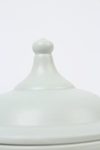 Light Mint Ceramic Pot/Decoration Piece with Lid 6" x 8" - GS Productions