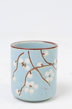 Load image into Gallery viewer, Light Blue, White &amp; Brown Ceramic Chinese Green Tea Set (1 kettle, 4 cups ) - GS Productions

