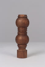 Load image into Gallery viewer, Copper gold wooden candle stand 09&quot; - GS Productions

