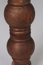 Load image into Gallery viewer, Copper gold wooden candle stand 09&quot; - GS Productions
