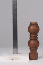 Load image into Gallery viewer, Copper gold wooden candle stand 09&quot; - GS Productions
